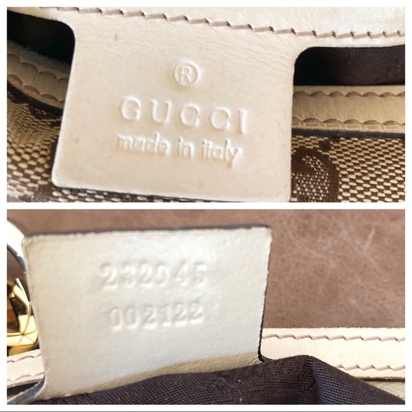 AUTHENTIC Gucci Monogram GG Twins Large Hobo Purse - Picture 5 of 8